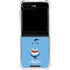 Disney Aladdin Genie Outline Art Galaxy Z Flip6 Clear Case